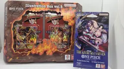 One Piece Illustration Box Vol. 5 and booster pack Brand New SEALED Bandai Namco - Image 1