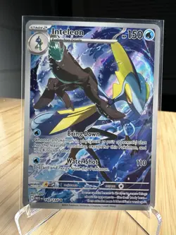 Inteleon 142/132 Mega Evolution Holo Pokemon Card NM - Image 1