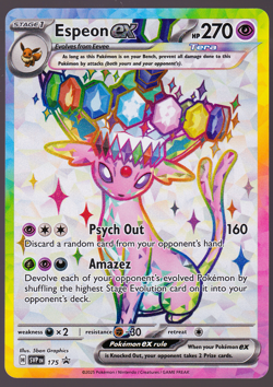 Espeon ex 175 Black Star Promo Holo Prismatic Evolutions Pokemon TCG Card NM - Image 1