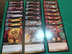 WoW World of Warcraft TCG Heroes of Azeroth 25 Oversized Hero Cards w/Duplicates - Image 1