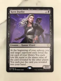 Keen Duelist MTG Magic the Gathering Card NM Near Mint Commander 2021 C21 - Image 1