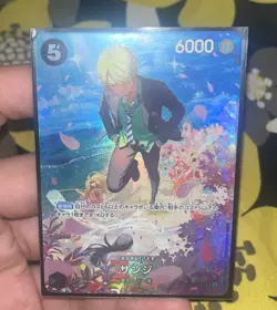 One Piece TCG Sanji Royal Blood ST14-003 Special Alternative Card - Image 1