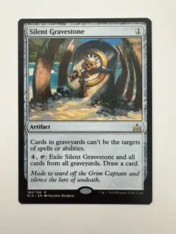 Silent Gravestone MTG Magic the Gathering Card NM Near Mint RIX - Image 1