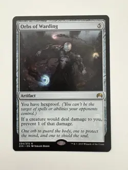 Orbs of Warding MTG Magic the Gathering Card NM Near Mint ORI - Image 1