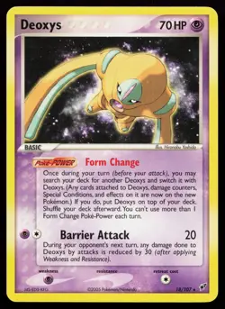 Deoxys (Defense Forme) 18/107 Rare Deoxys Pokemon Card - Image 1