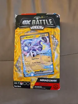 Pokemon TCG Miraidon ex Battle Deck 60 Card Ready-to-Play Theme Deck Sealed - Image 1