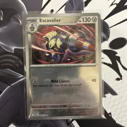 🔥Escavalier 060/086 (Masterball Reverse Holo) Black Bolt Pokemon Card NM+🔥 - Image 1