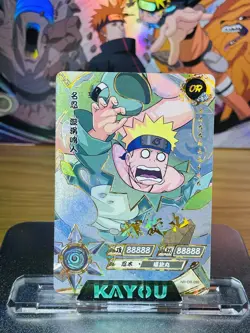Kayou NARUTO Ultra Rare Foil Full Art Card TCG CCG Naruto Uzumaki OR 99 - Image 1
