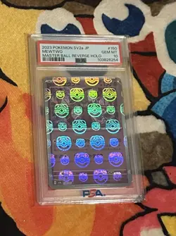 PSA 10 Mewtwo (Master Ball Pattern) 150/165 Sv2a: Pokemon Card 151 Holo - Image 2