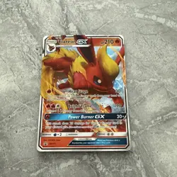 Pokemon Flareon GX SM171 Black Star Promo Holo Card - Pokemon TCG - Image 1