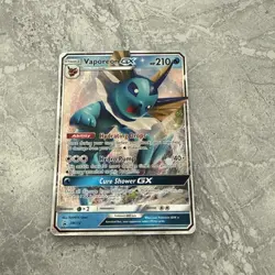 Vaporeon GX Sm172 Sm Holo Pokemon TCG Near Mint GX Card Pokemon Promo Black Star - Image 3