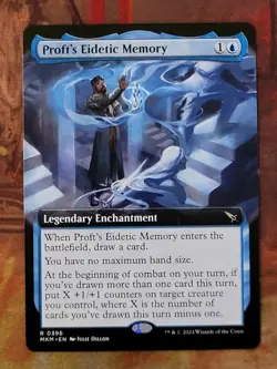 MTG Card : Proft's Eidetic Memory (Murders at Karlov Manor) EXTENDED ART - Image 1