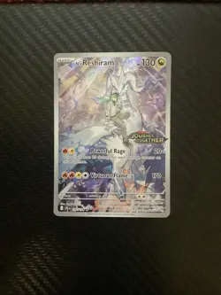 N’s Reshiram 167/159 Promo Journey Together Stamped Pokemon Card NM - Image 1