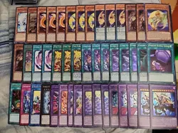 Yugioh 45 Card Lunalight Branded Deck Core Kaleido Chick Fusion Liger Dancer - Image 1