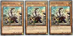 3 x SR10-EN017 Scrap Recycler - Common 1st Edition LP/NM YuGiOh Cards - Image 1