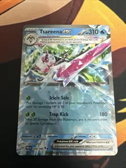 Pokemon TCG Tsareena EX Paradox Rift Holo Double Rare Card 046/182 NM Condition - Image 1