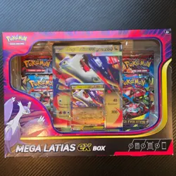 Pokemon Mega Latias ex Box Factory Sealed New English TCG US Seller Cards - Image 1