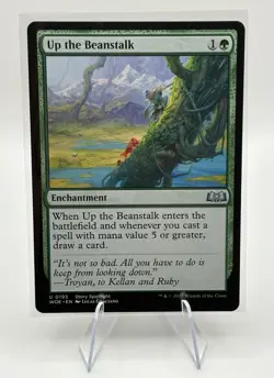 Up the Beanstalk - Wilds of Eldraine (WOE) - MTG Uncommon #195 | Regular Card - Image 2