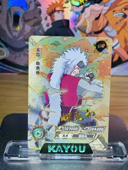Kayou NARUTO Ultra Rare Foil Full Art Card TCG CCG Jiraiya OR 103 - Image 1
