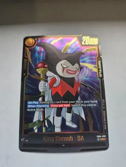 King Gomah : DA FB04-080 Alternate Art Gold Dragon Ball Fusion World Card - Image 1