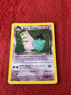 Dark Slowbro 12/82 Team Rocket Holo Wotc Pokemon Card Played - Image 5