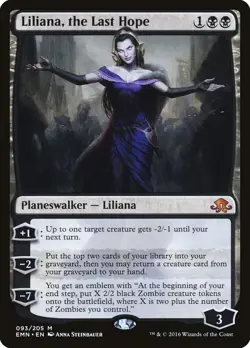 Liliana, the Last Hope M Eldritch Moon 93 LP - Image 1