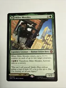 MTG Miles Morales #108 Regular Mythic Marvel Spider-Man - Image 1