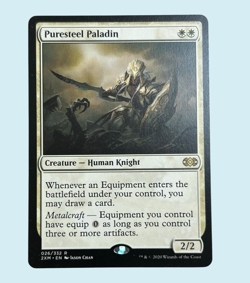 Puresteel Paladin, Double Masters, NM Near Mint, Magic the Gathering MTG - Image 1
