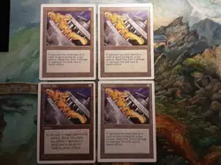 Black Vise Revised Edition Rare X4 (PANGOLIN MTG) X4. See pics and description! - Image 1
