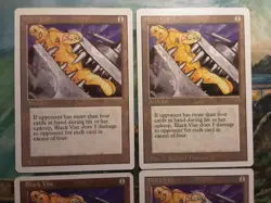 Black Vise Revised Edition Rare X4 (PANGOLIN MTG) X4. See pics and description! - Image 2