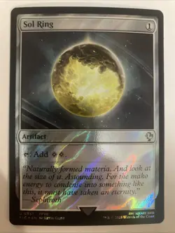 Sol Ring (0357) (Surge Foil) Commander: Final Fantasy Foil MTG - Image 1