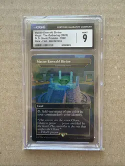 Master Emerald Shrine - Rainbow Foil Sonic Secret Lair Drop MTG Magic CGC 9 Mint - Image 1