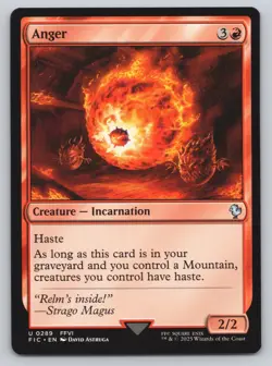 MTG - Commander: FINAL FANTASY - Anger #289 -C937 - Image 1