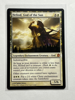 2013 Magic The Gathering Theros Heliod God of the Sun Non-Foil 17/249 - Image 1