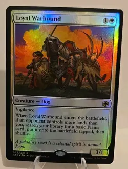 Loyal Warhound MTG Adventures in the Forgotten Realms Foil - Image 1