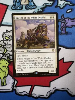 Knight of the White Orchid x1 Mtg Crimson Vow Commander - Image 1