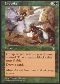 Provoke NM, English MTG Stronghold - Image 1