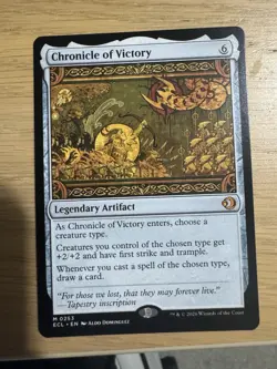 Chronicle of Victory Lorwyn Eclipsed Regular MTG Legendary Artifact NM 0253 ECL - Image 1
