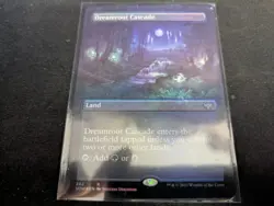 MTG Magic the Gathering FOIL Dreamroot Cascade Borderless VOW! - Image 1