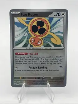 Pokemon TCG Fan Rotom Master Ball Pattern 085/131 Prismatic Evolutions Holo - Image 1
