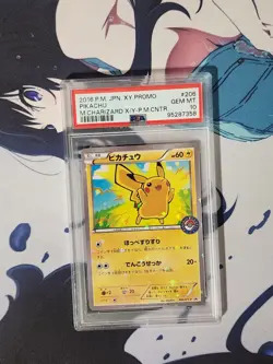 2016 Pokemon Japanese XY Promo Pikachu Pokemon Center PSA 10 206/XY-P - Image 2