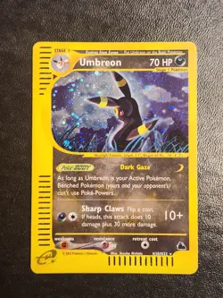 SWIRL 2003 Skyridge Umbreon Holo Foil Rare H30/H32 WOTC E-Reader Series Pokemon - Image 1