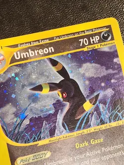 SWIRL 2003 Skyridge Umbreon Holo Foil Rare H30/H32 WOTC E-Reader Series Pokemon - Image 3