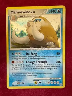 Pokemon TCG Mamoswine Holo 9/146, Legends Awakened (LP) - Image 1