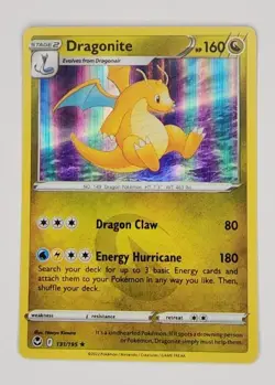 Pokemon TCG Dragonite Silver Tempest 131/195 Reverse Holo Holo Rare NM/MINT. - Image 1