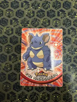 Nidoqueen #31 Pokemon 1999 Topps TV Blue Logo Regular - Image 1