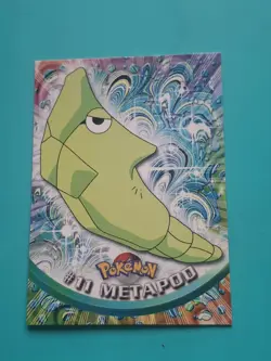 Pokemon - Metapod #11 - TV Topps Animation Edition Black Lable LP - Image 1