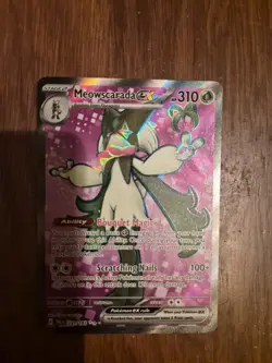 Pokemon TCG Meowscarada ex 231/193 Sv02: Paldea Evolved Holo - Image 1