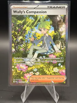 Wally’s Compassion 186/132 -Special Illustration Rare -Pokemon Mega Evolution-NM - Image 1