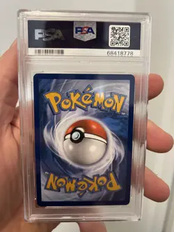 2022 Pokemon PSA 8 Charizard Vstar Brilliant Stars SWSH #018 - Image 2